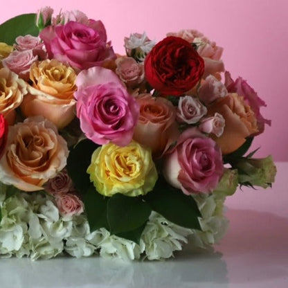 LOW &amp; LUSH CENTERPIECE – Luxury Table Flower Centrepiece $375 | Chicago Florist