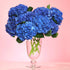 blue hydrangea bouquet Chicago