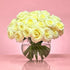 white rose arrangement Chicago